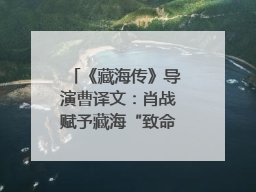 《藏海传》导演曹译文：肖战赋予藏海“致命”吸引力