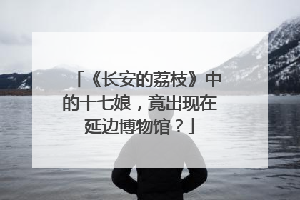 《长安的荔枝》中的十七娘，竟出现在延边博物馆？