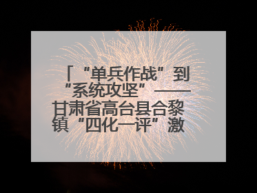 “单兵作战”到“系统攻坚”——甘肃省高台县合黎镇“四化一评”激活农村党员管理新引擎