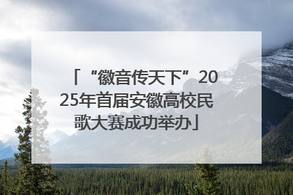 “徽音传天下”2025年首届安徽高校民歌大赛成功举办
