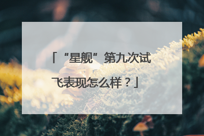 “星舰”第九次试飞表现怎么样？