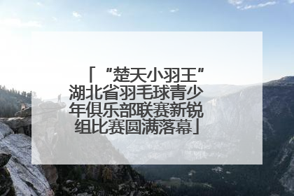 “楚天小羽王”湖北省羽毛球青少年俱乐部联赛新锐组比赛圆满落幕