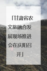 甘肃省农文旅融合发展现场推进会在庆阳召开