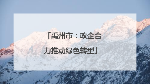 禹州市：政企合力推动绿色转型