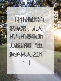 科技赋能自然探索，无人机与机器狗助力越野跑“重返护林人之道”