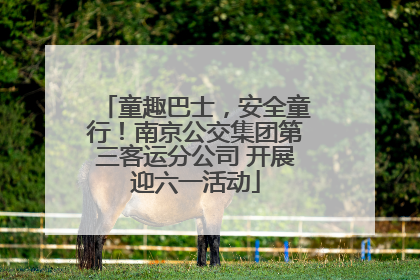 童趣巴士，安全童行！南京公交集团第三客运分公司 开展迎六一活动
