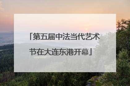 第五届中法当代艺术节在大连东港开幕