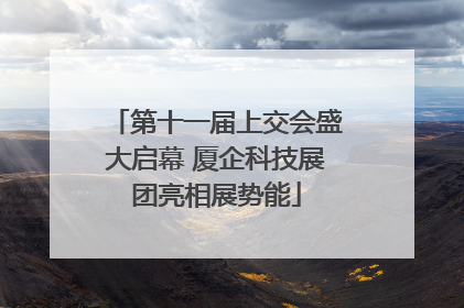 第十一届上交会盛大启幕 厦企科技展团亮相展势能