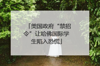 美国政府“禁招令”让哈佛国际学生陷入恐慌