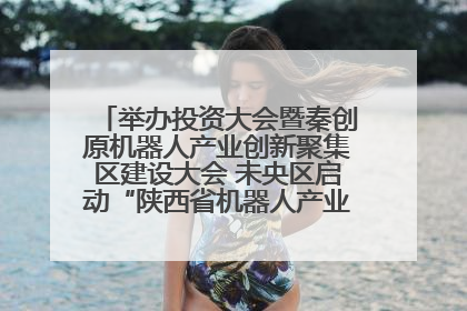 举办投资大会暨秦创原机器人产业创新聚集区建设大会 未央区启动“陕西省机器人产业聚集区”建设