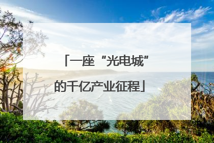 一座“光电城”的千亿产业征程