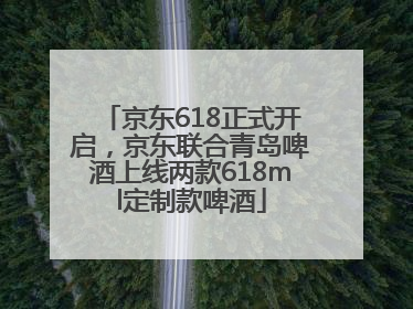 京东618正式开启，京东联合青岛啤酒上线两款618ml定制款啤酒