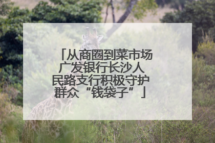 从商圈到菜市场 广发银行长沙人民路支行积极守护群众“钱袋子”