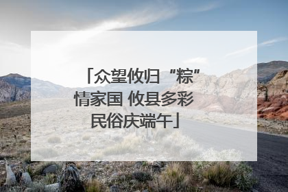 众望攸归“粽”情家国 攸县多彩民俗庆端午