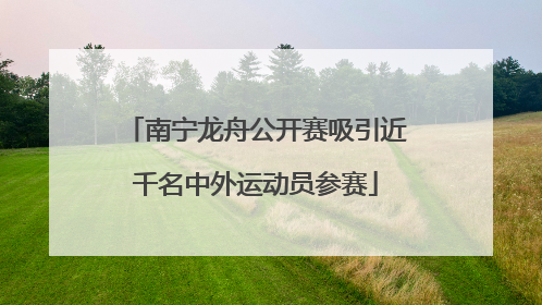 南宁龙舟公开赛吸引近千名中外运动员参赛