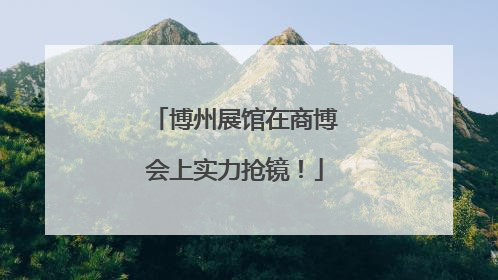 博州展馆在商博会上实力抢镜！