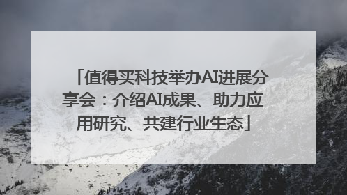 值得买科技举办AI进展分享会：介绍AI成果、助力应用研究、共建行业生态