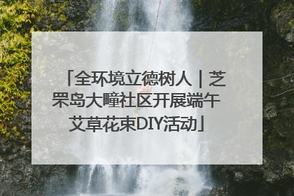 全环境立德树人｜芝罘岛大疃社区开展端午艾草花束DIY活动