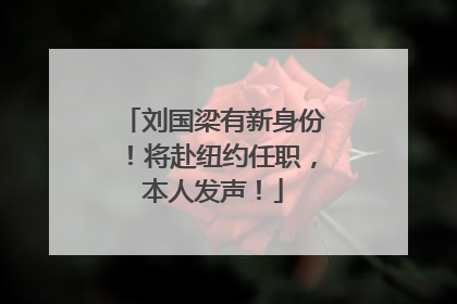 刘国梁有新身份！将赴纽约任职，本人发声！