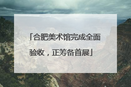 合肥美术馆完成全面验收，正筹备首展