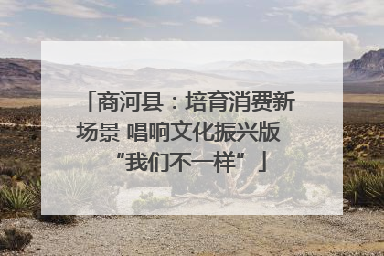 商河县：培育消费新场景 唱响文化振兴版“我们不一样”