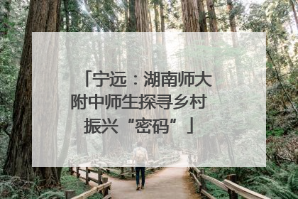 宁远：湖南师大附中师生探寻乡村振兴“密码”
