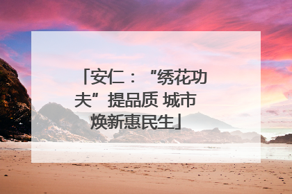 安仁：“绣花功夫”提品质 城市焕新惠民生