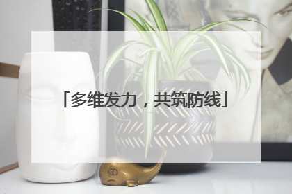 多维发力，共筑防线