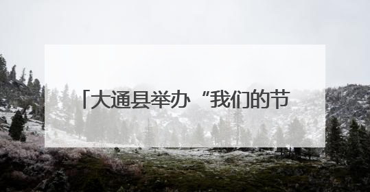 大通县举办“我们的节日·端午”系列活动
