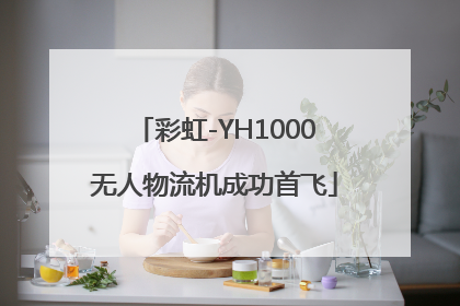 彩虹-YH1000无人物流机成功首飞