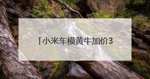 小米车模黄牛加价300元！实车本周到店？大湾区车展将亮相