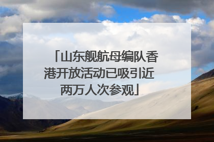 山东舰航母编队香港开放活动已吸引近两万人次参观