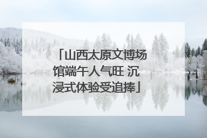 山西太原文博场馆端午人气旺 沉浸式体验受追捧