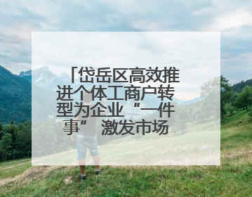 岱岳区高效推进个体工商户转型为企业“一件事” 激发市场主体新活力