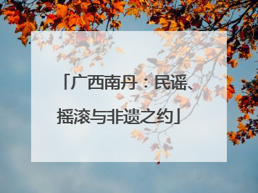 广西南丹：民谣、摇滚与非遗之约