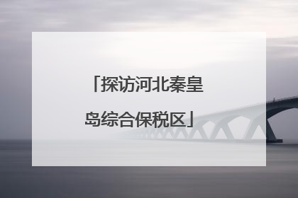探访河北秦皇岛综合保税区