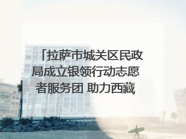 拉萨市城关区民政局成立银领行动志愿者服务团 助力西藏银发经济发展