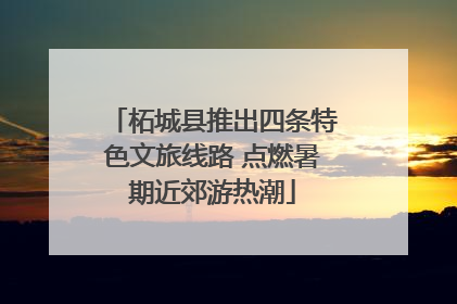 柘城县推出四条特色文旅线路 点燃暑期近郊游热潮