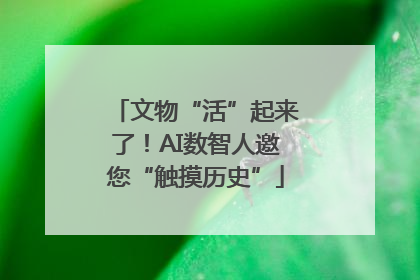 文物“活”起来了！AI数智人邀您“触摸历史”
