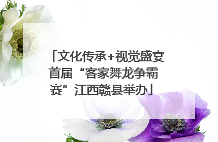 文化传承+视觉盛宴 首届“客家舞龙争霸赛”江西赣县举办