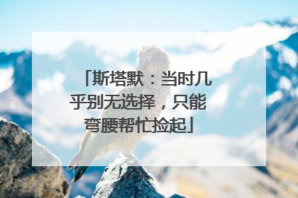 斯塔默：当时几乎别无选择，只能弯腰帮忙捡起