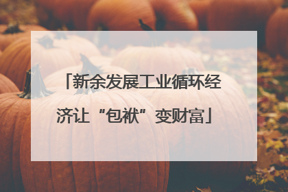 新余发展工业循环经济让“包袱”变财富