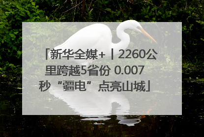 新华全媒+丨2260公里跨越5省份 0.007秒“疆电”点亮山城
