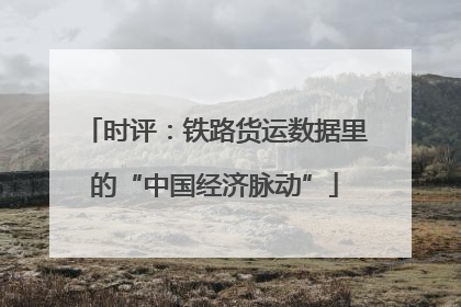 时评：铁路货运数据里的“中国经济脉动”