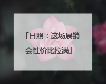 日照：这场展销会性价比拉满