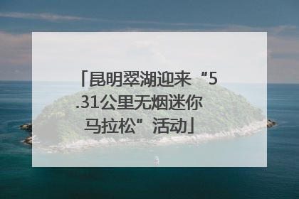 昆明翠湖迎来“5.31公里无烟迷你马拉松”活动