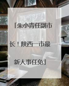 朱小青任副市长！陕西一市最新人事任免