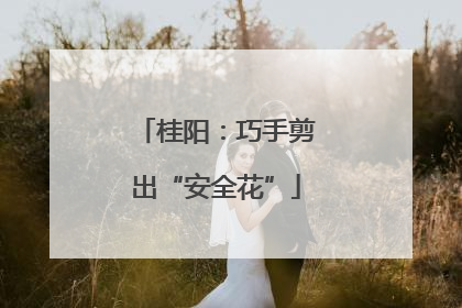 桂阳：巧手剪出“安全花”