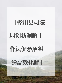 桦川县司法局创新调解工作法促矛盾纠纷高效化解