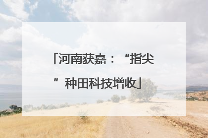 河南获嘉：“指尖”种田科技增收